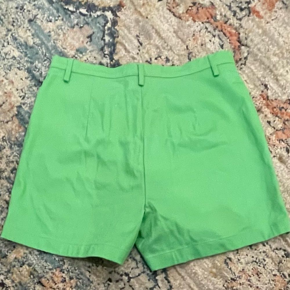 NWT Carolina Colours Ladies Size 10 Spring Green High Waist Shorts - Picture 2 of 4